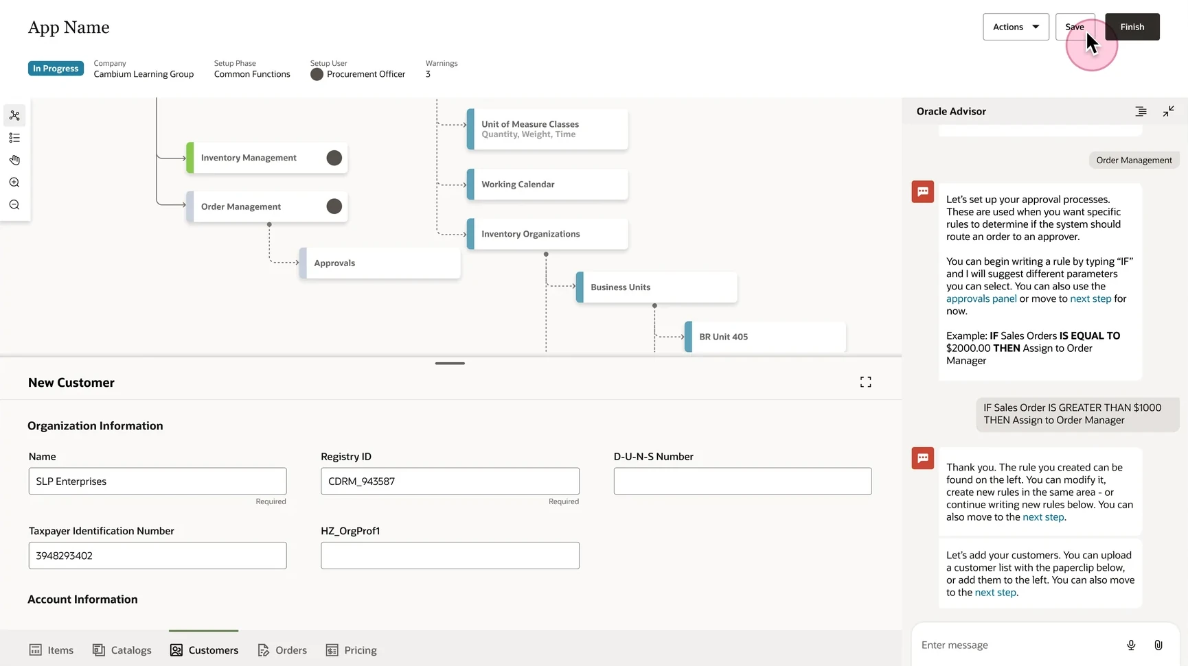Agentic Fusion Setup, interface